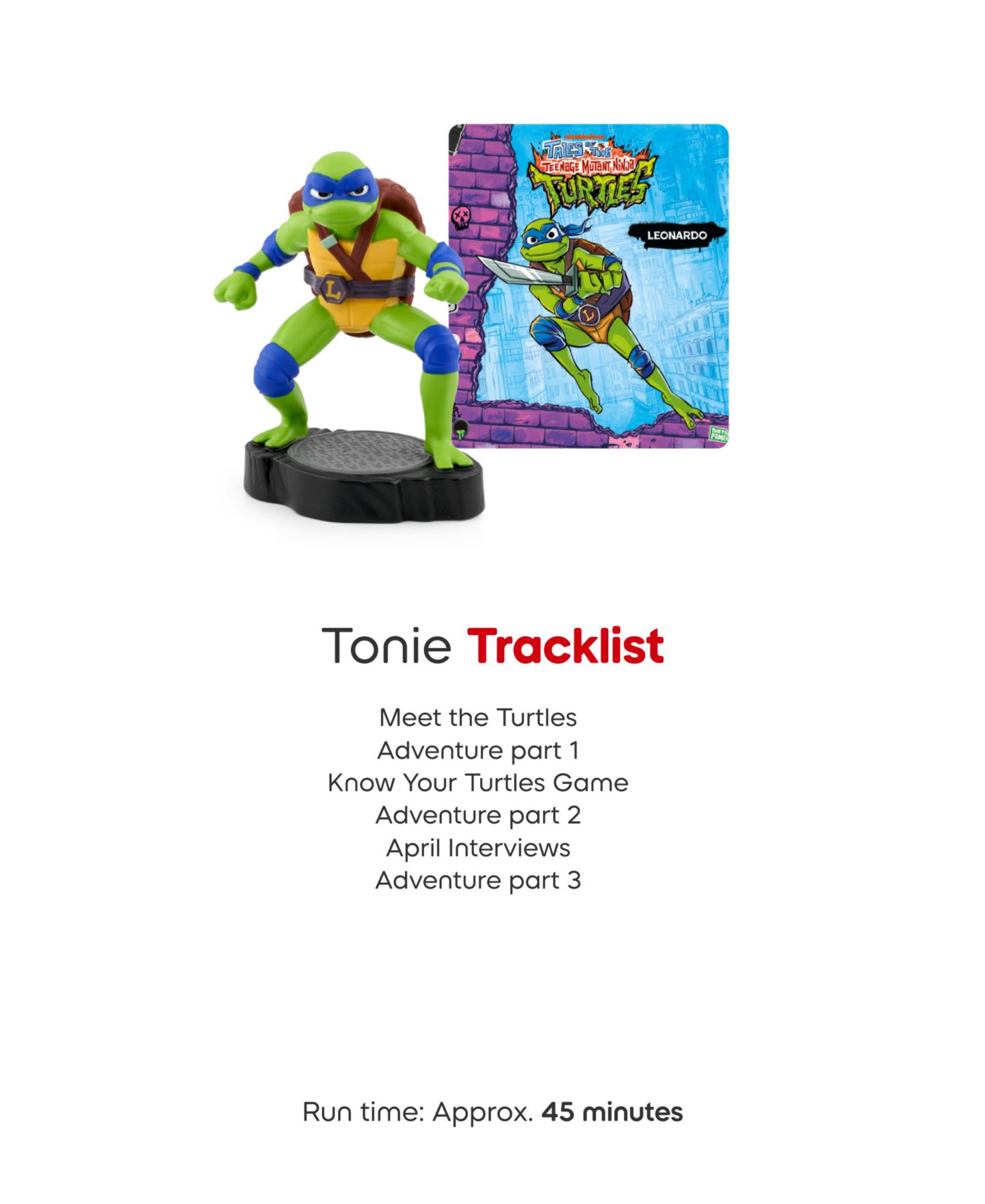 Детская игрушка Tonies Teenage Mutant Ninja Turtles: Leonardo Tonie — фото 5