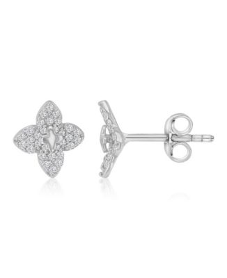 14k Gold-Plated Dainty Flower Stud Earrings
