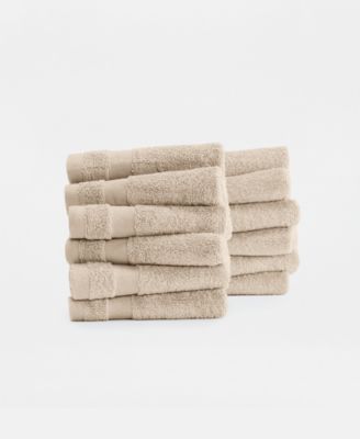 12-Piece Cotton Washcloth Set, 13" x 13"