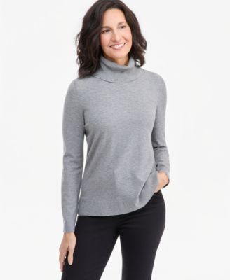 Petite Long-Sleeve Turtleneck Sweater