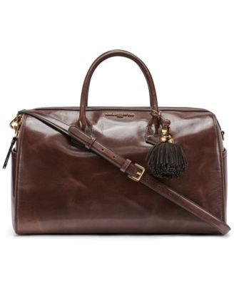 Perette Large Leather Satchel Handbag