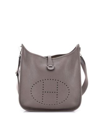 Pre-Owned Hermes PM Evelyne Bag Gen III Clemence