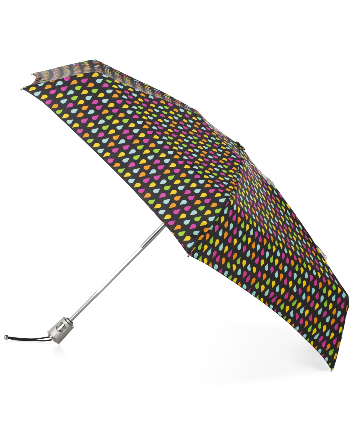 Water Repellent Auto Open Close Sunguard Umbrella - Black Rain