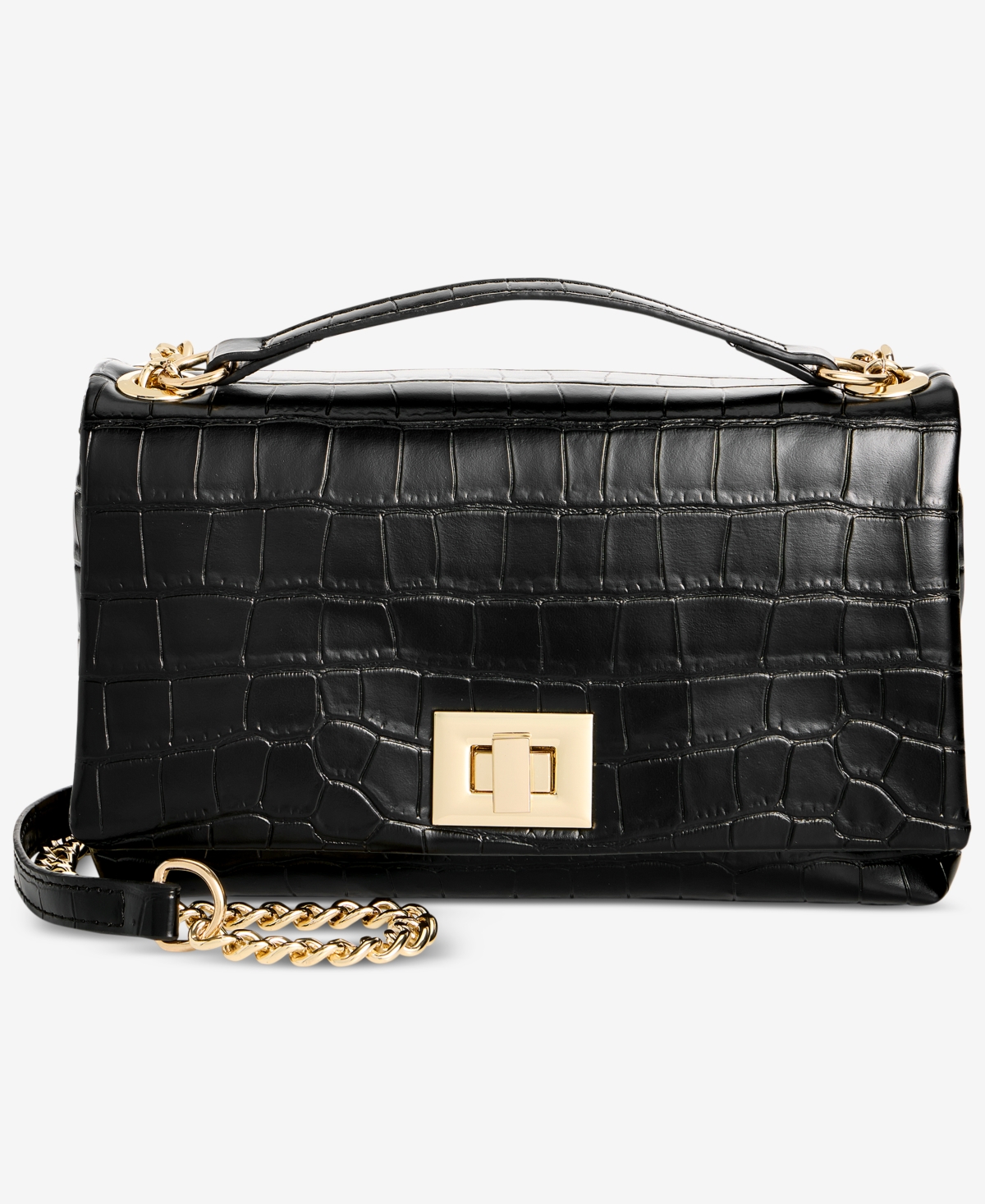 I.n.c. International Concepts Mini Ajae Croco-Embossed Crossbody Bag, Macy's Exclusive