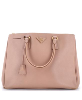 Large Double Zip Lux Tote Saffiano Leather