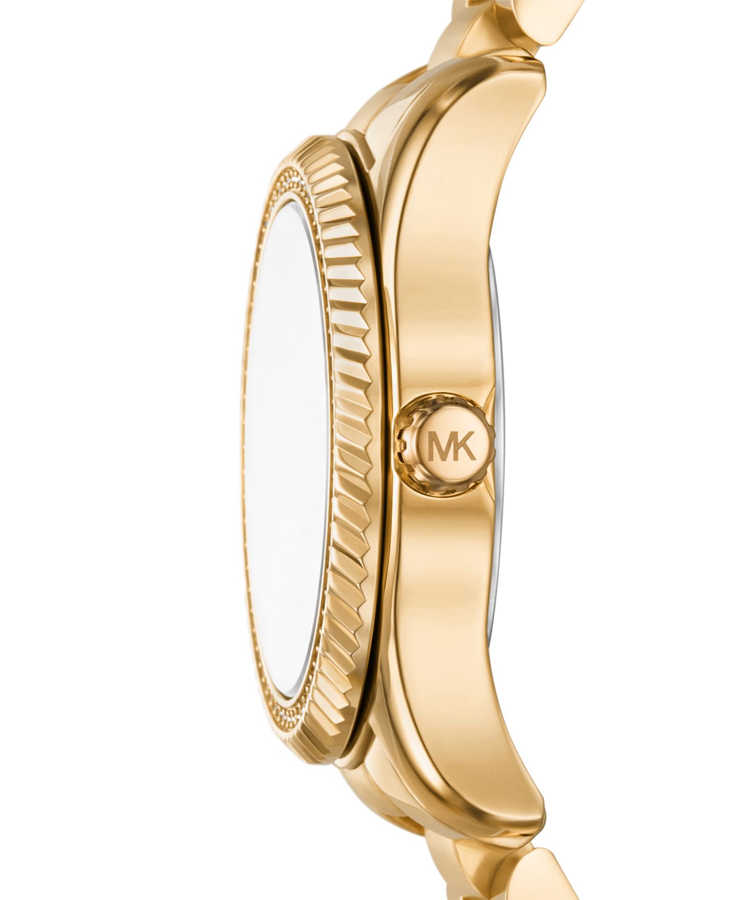 Женские часы Michael Kors MICHAEL Lexington Three-Hand Gold-Tone Stainless Steel Watch 33mm — фото 3