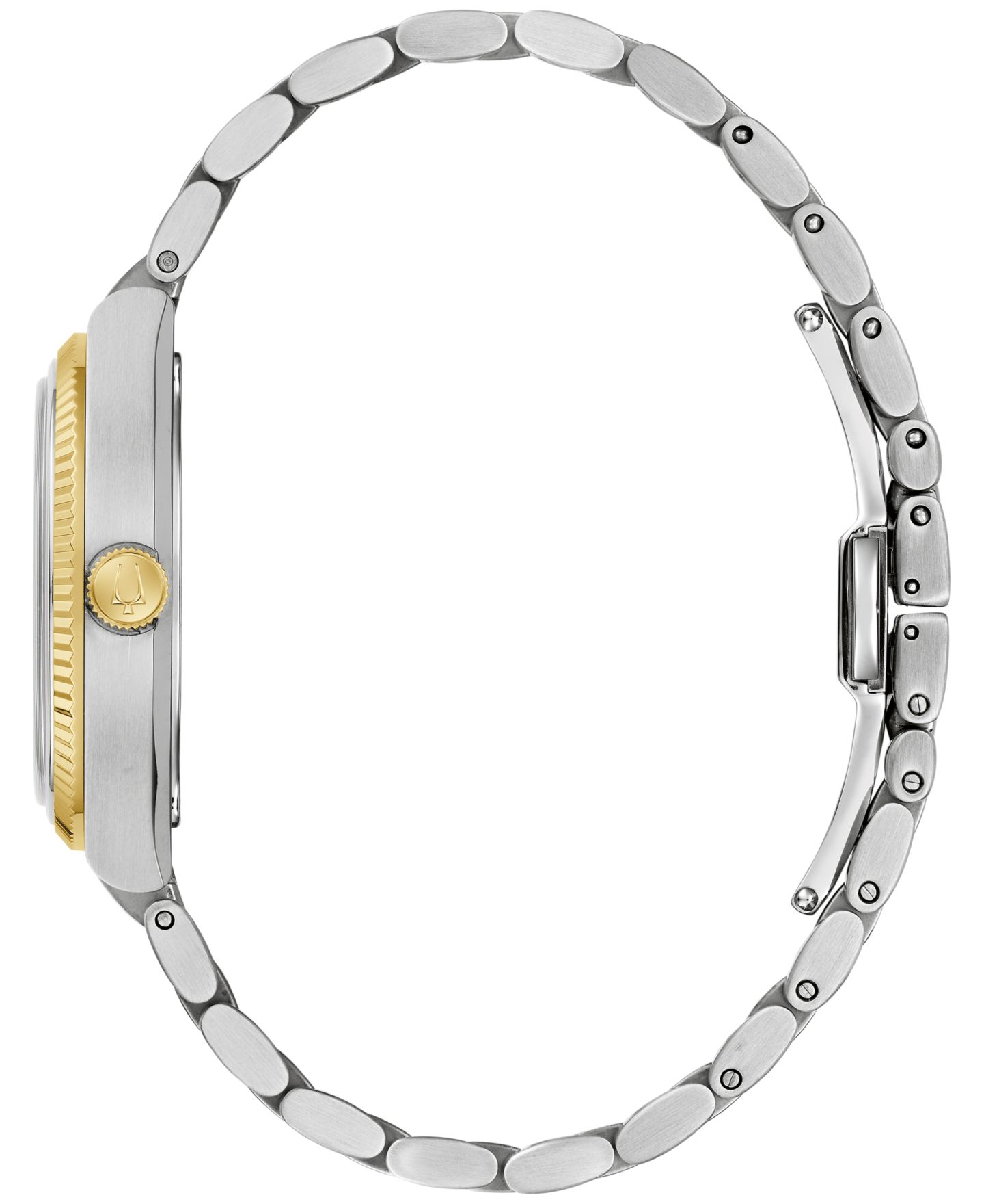 Мужские часы Bulova Super Seville Jade Two-Tone Stainless Steel Bracelet Watch 35mm — фото 2