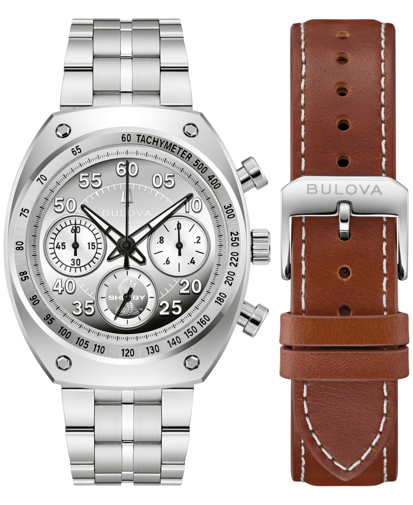 Часы Bulova Limited Edition 50th Anniversary Shelby с браслетом из стали, 40.5 мм — фото 6
