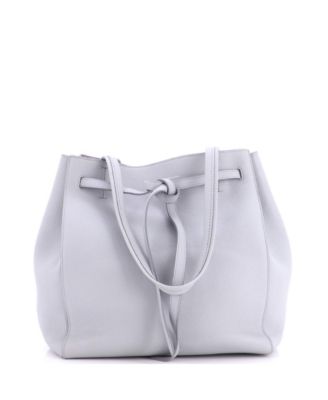 Medium Phantom Tie Cabas Tote Leather