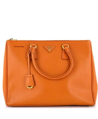 Large Double Zip Lux Tote Saffiano Leather