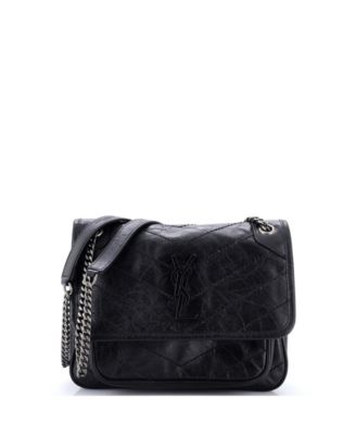 Baby Niki Chain Flap Bag Matelasse Chevron Leather