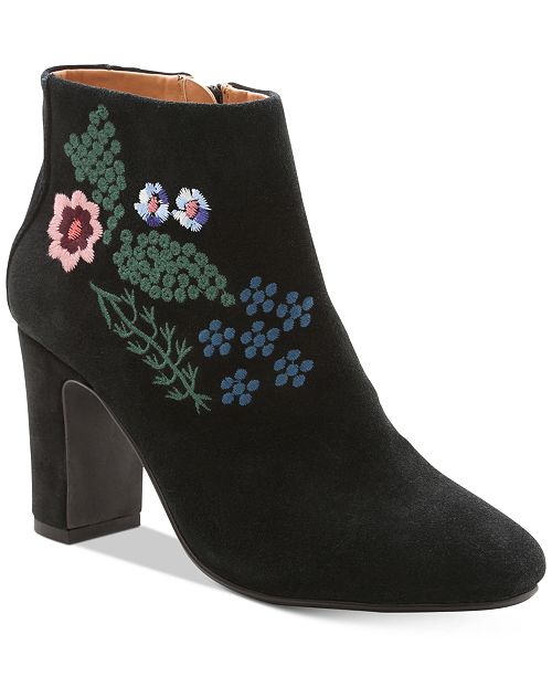 Nanette Lepore Nanette by Beverly Embroidered Booties - Boots - Shoes ...