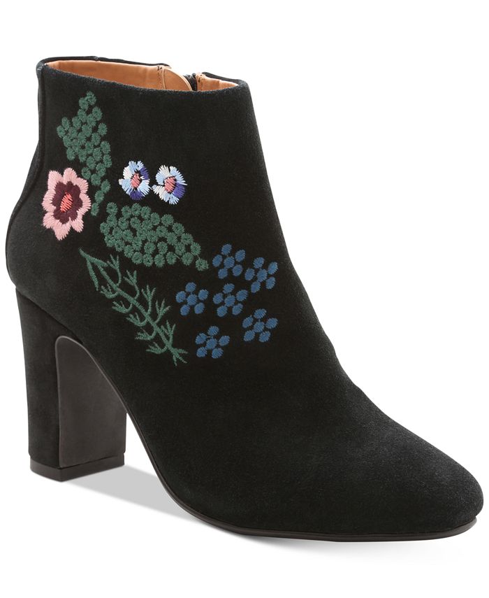 Nanette Lepore Nanette by Beverly Embroidered Booties - Macy's