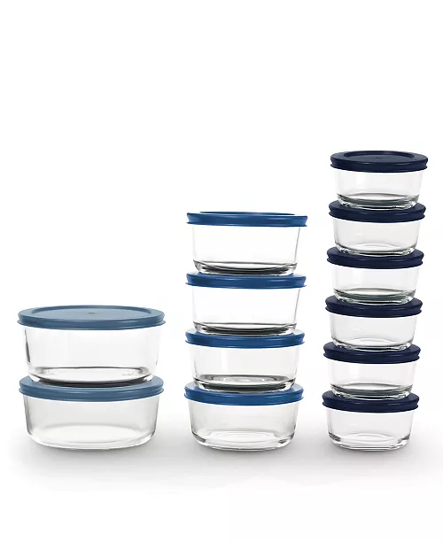 Art & Cook Glass 24-Piece Food Storage Set
