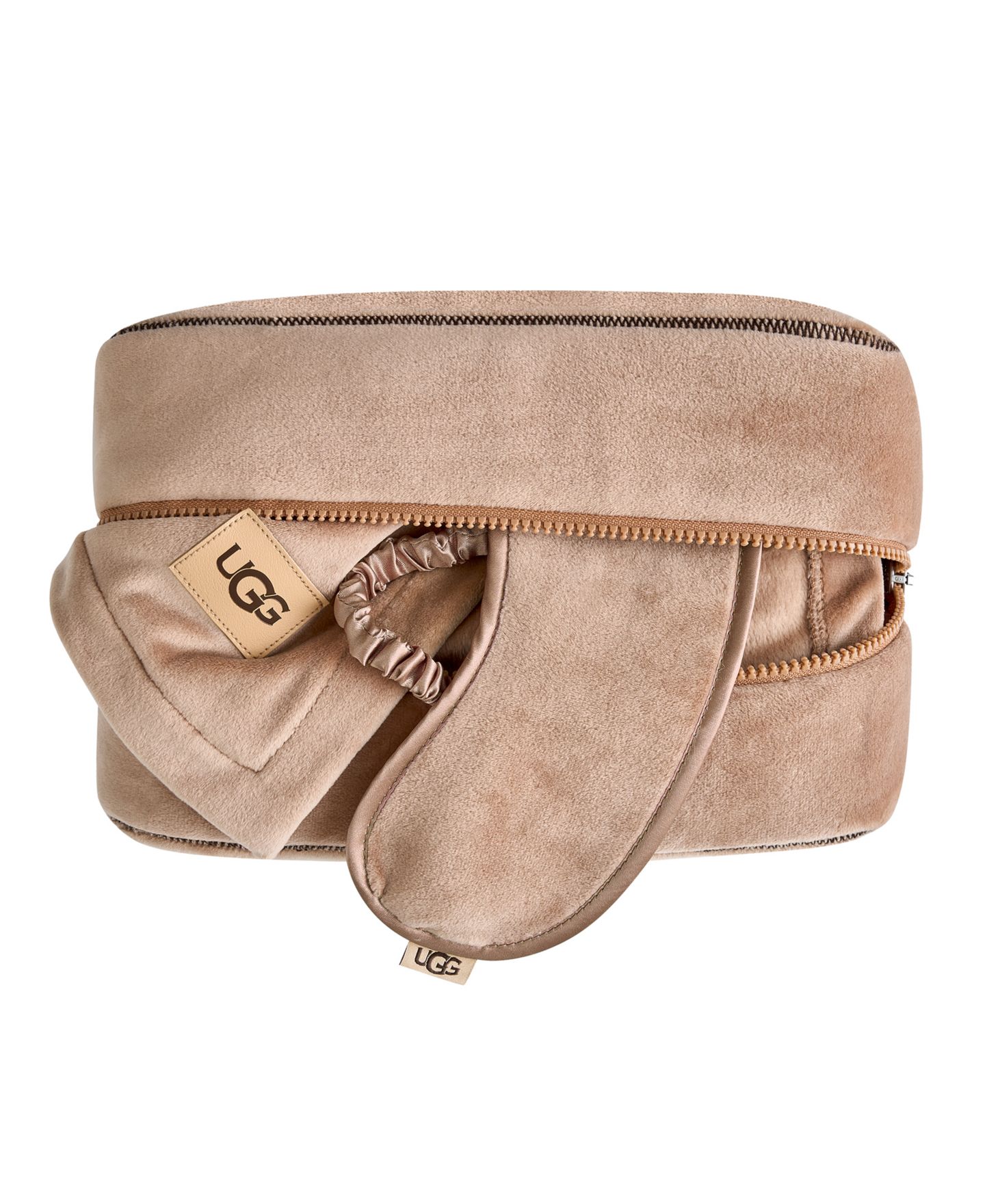 Пледы UGG® Raegan 3-Piece Throw, Eye Mask and Case Gift Set, цвет: Угольный — фото 11