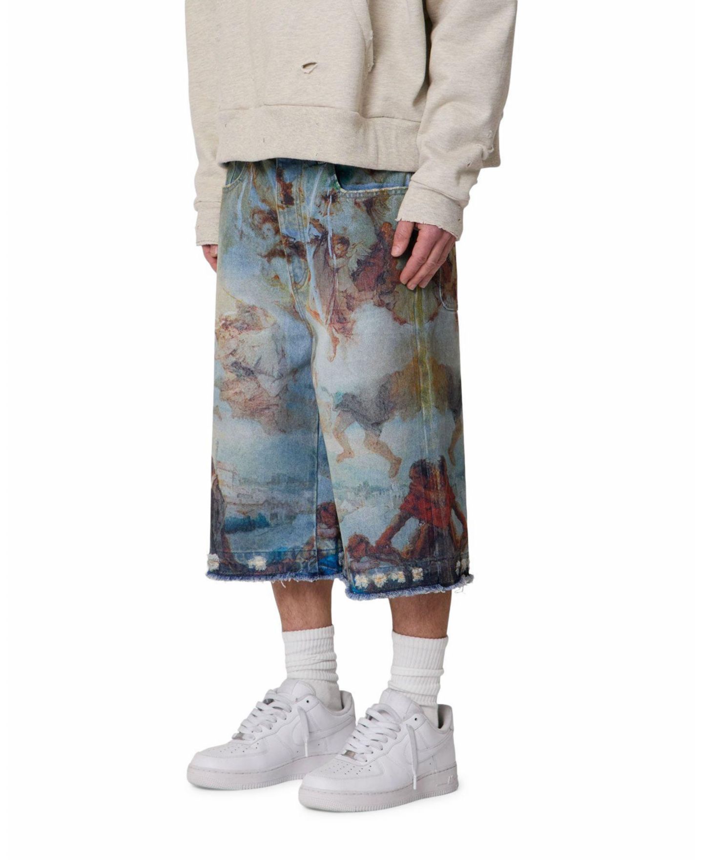 Мужские шорты mnml Ultra Baggy Angel Denim Shorts — фото 3