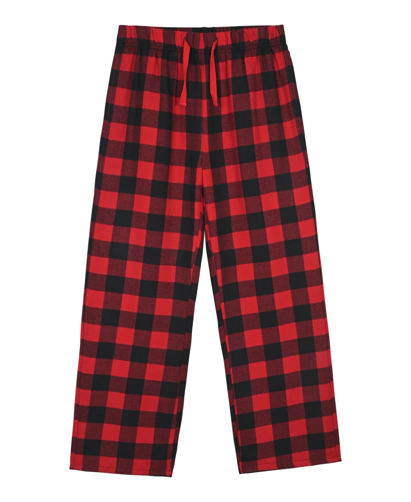 Max & Olivia Boys' 6-18 long-Sleeve Top and Buffalo Check Woven Pants Pajama, 2-Piece Set, цвет: Чёрный — фото 2