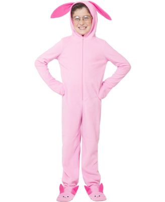 Boy's (S-4T) Ralphie Deranged Bunny Suit Hooded Union Suit Pajama