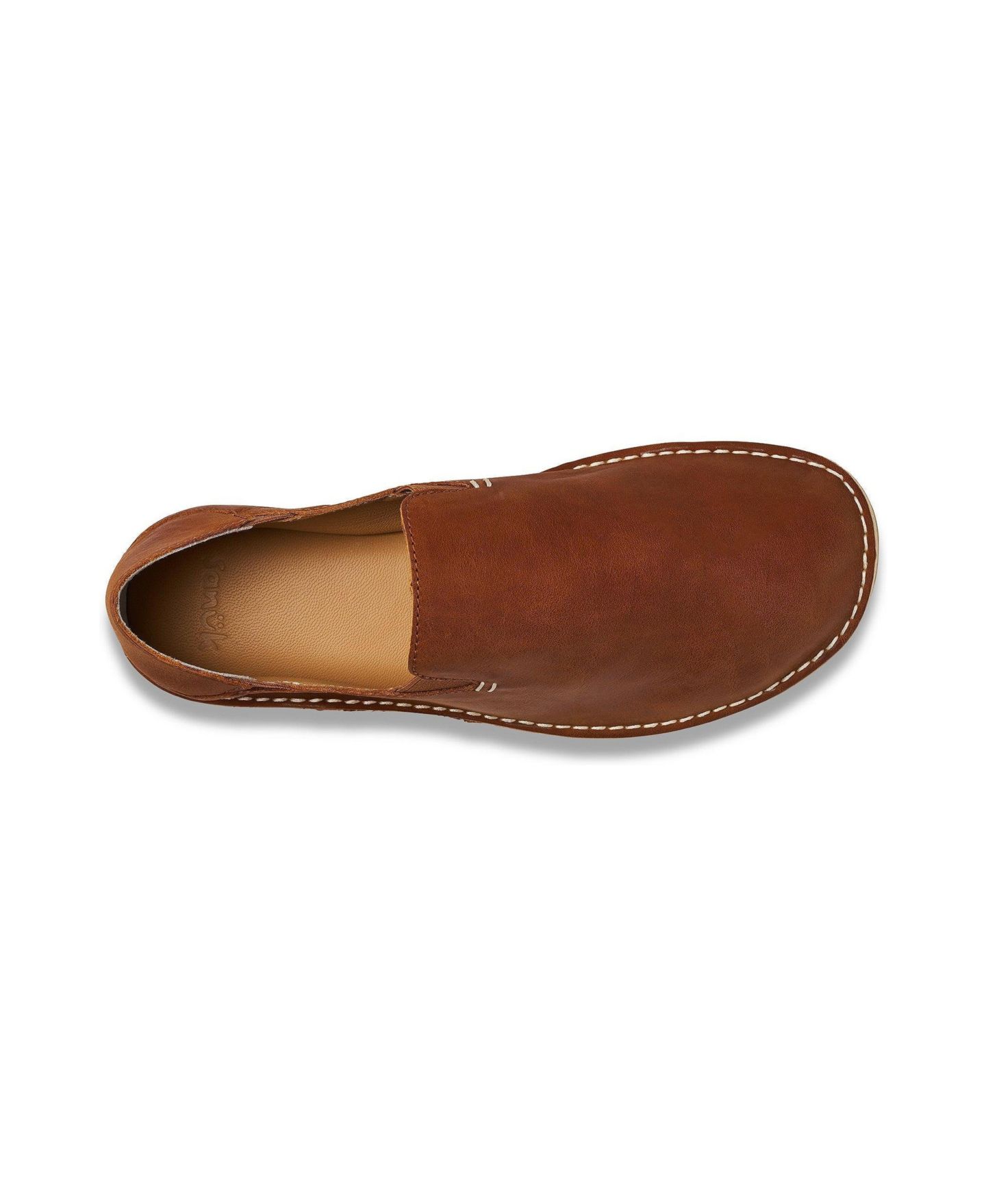 Мужские туфли Sanuk Donny Crafted Leather, цвет: Имбирный кожаный — фото 3