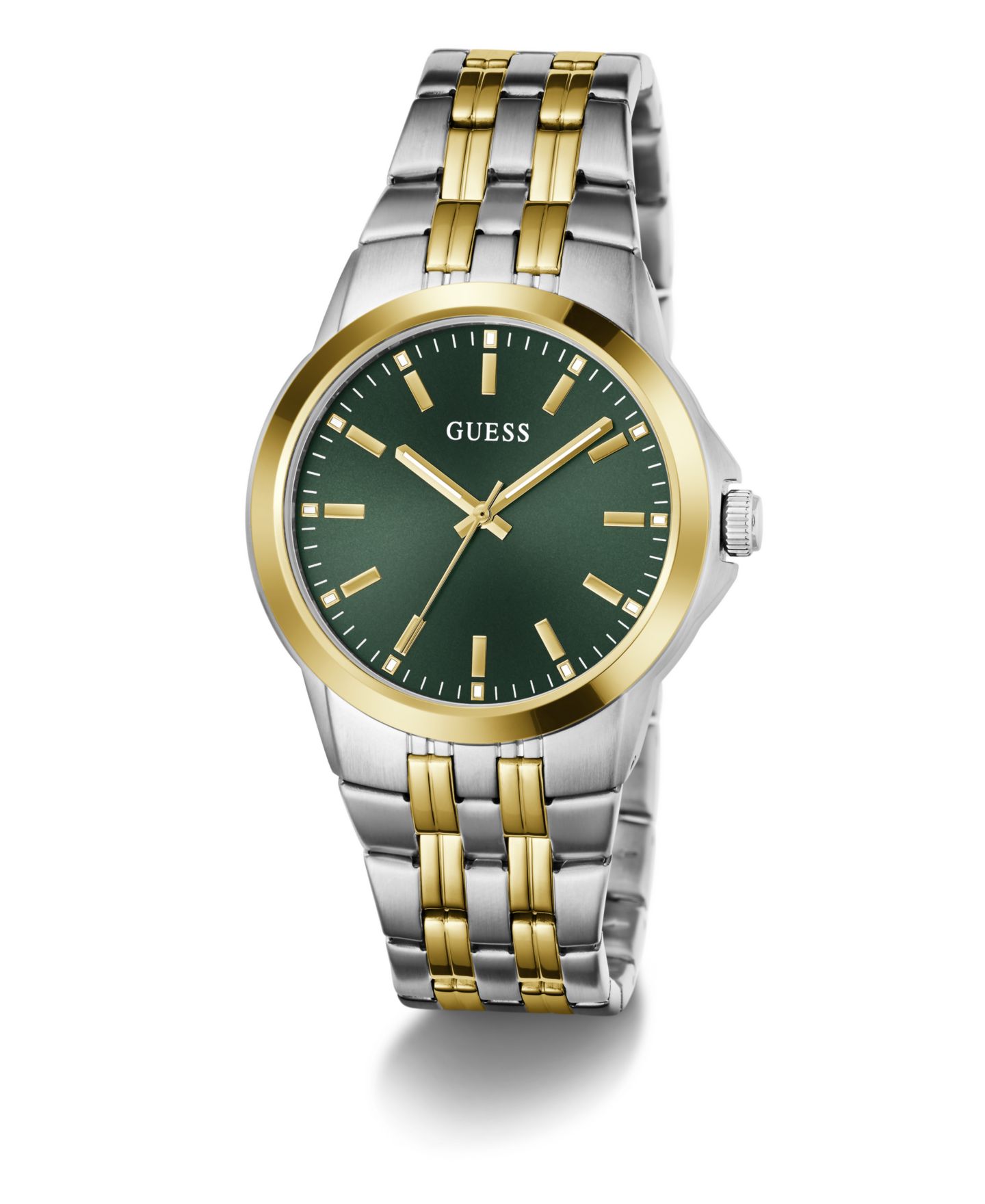 Мужские часы GUESS Quartz Two-Tone Stainless Steel 39mm — фото 4