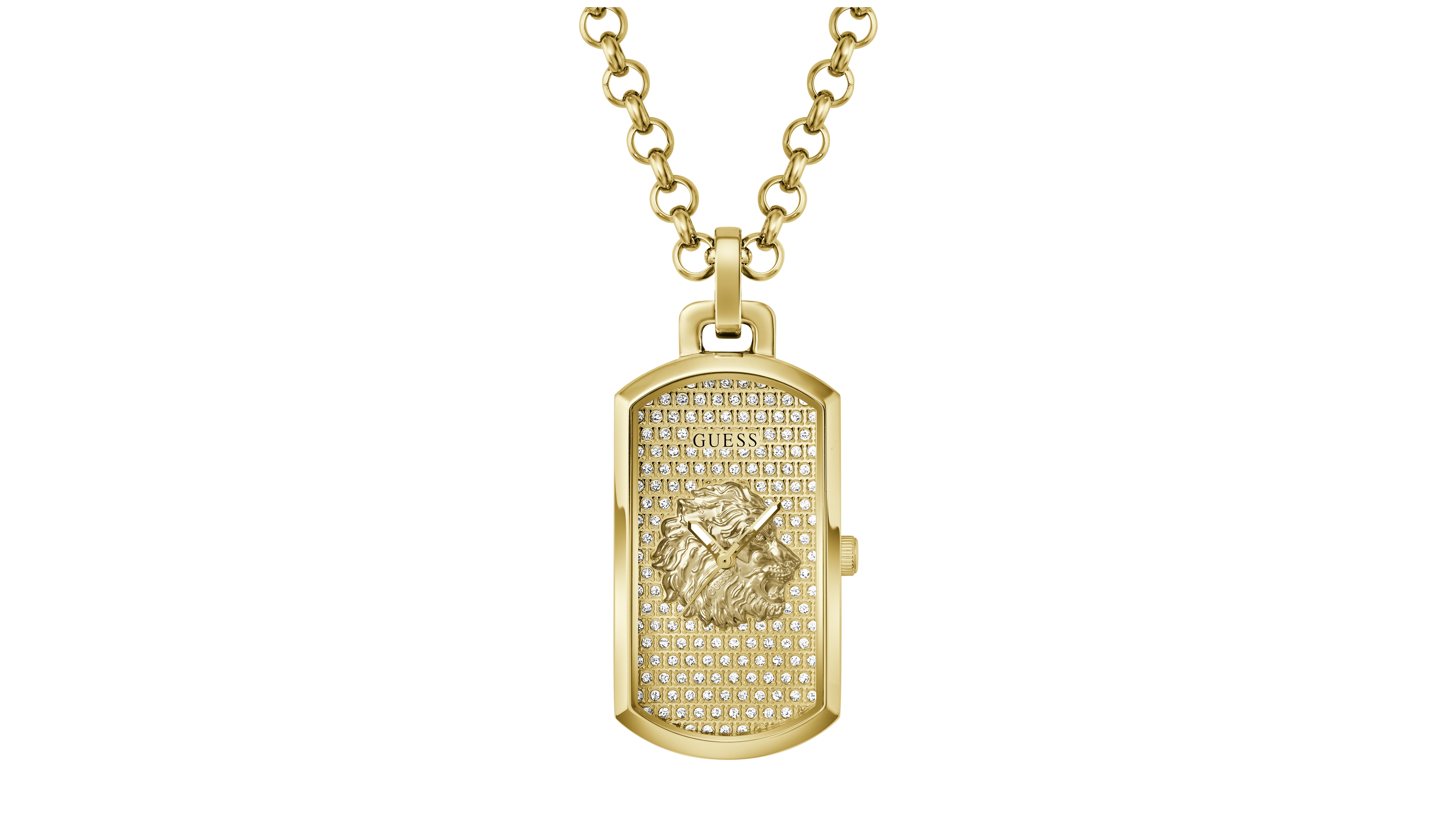Guess Men's Quartz Gold-Tone Stainless Steel Watch 25mm