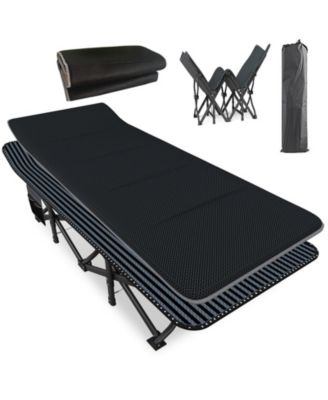 31.5'' Oversized Camping Cot Folding Bed 500Lbs