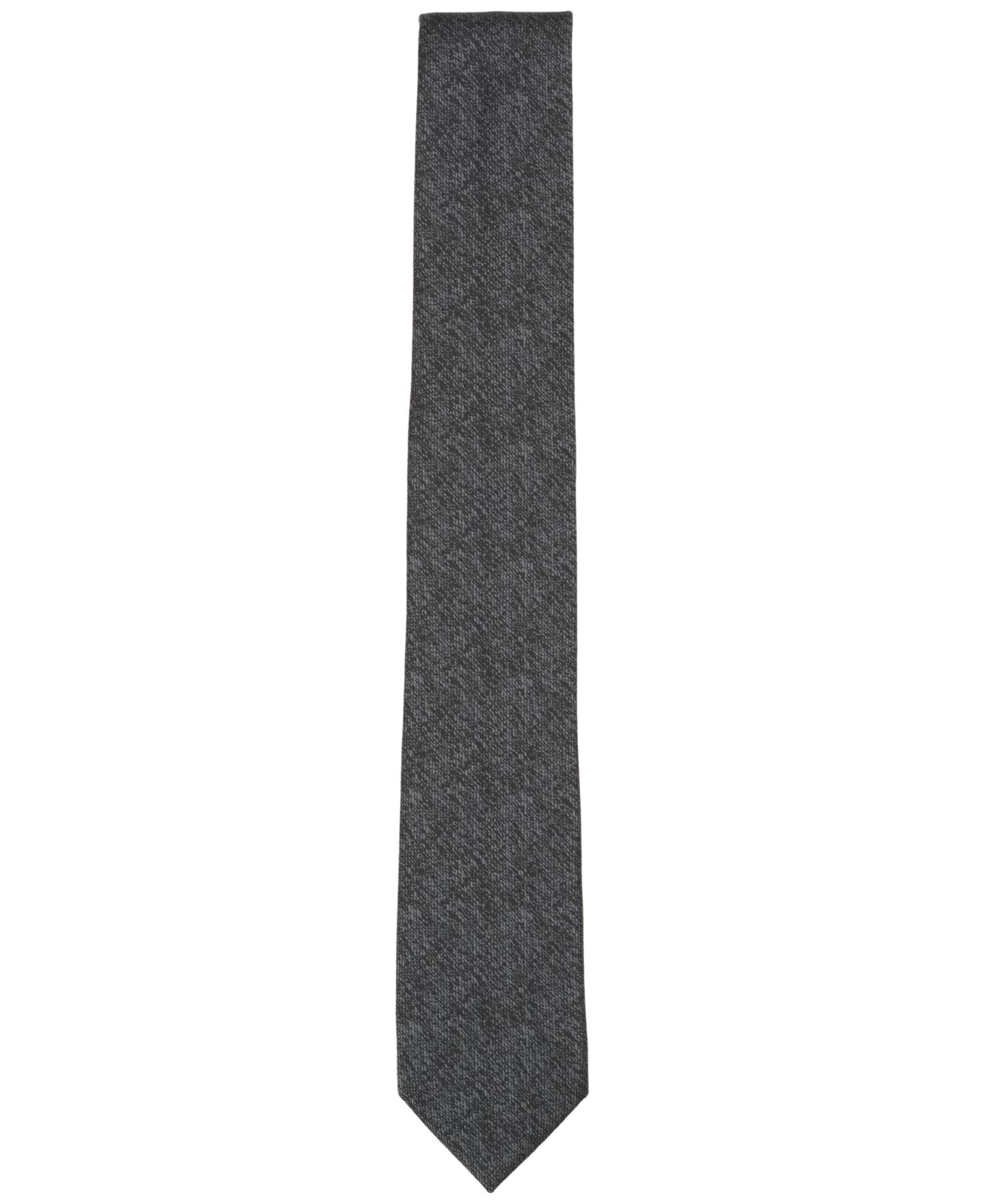 Мужские галстуки Bar III Textured Skinny Tie, цвет: Чёрный — фото 2