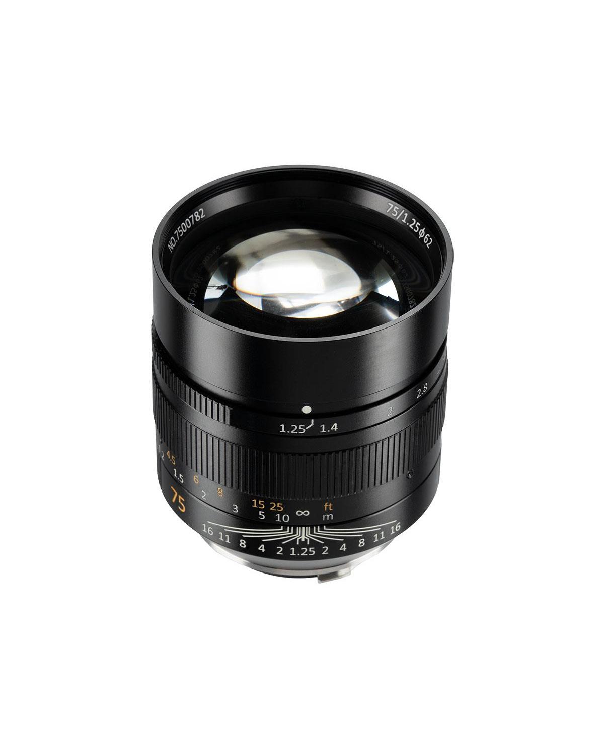 7 artisans 75mm f 1.25 Ii Lens for Leica M