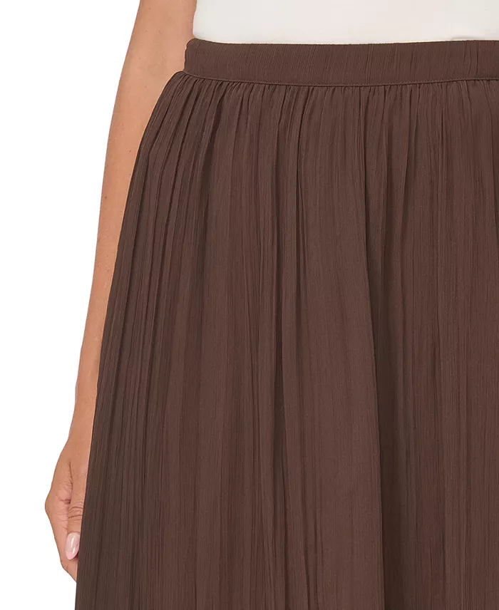Women's Pleated Pull-On Midi Skirt - thumbnail 3