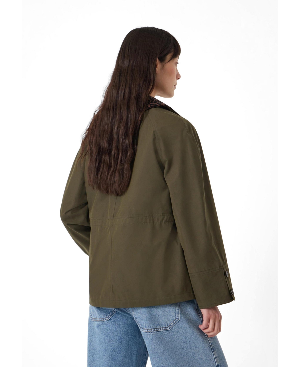 Hush Women's Leopard Collar Barn Jacket