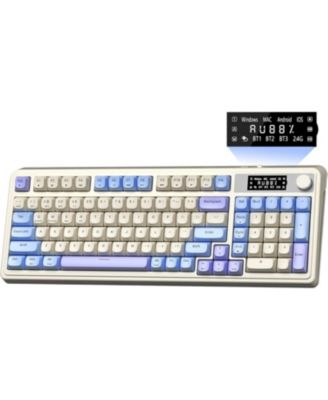 S99 Pro, 99-Key, Wireless, Membrane, Gaming Keyboard, RGB, 5-Layer Padding, 2000 mAh Battery, Knob, Digital Screen
