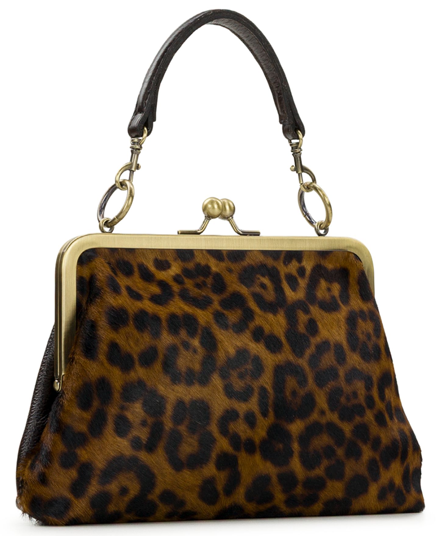 Женская сумка Patricia Nash Vione Small Leopard Frame Crossbody, цвет: Леопардовый — фото 3