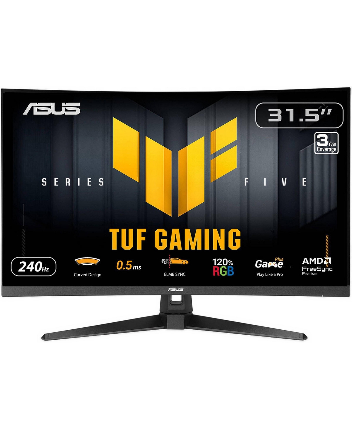 Asus Tuf Gaming VG32VQM5AZ 31.5" Va Full Hd 240Hz Curved Gaming Monitor - Black