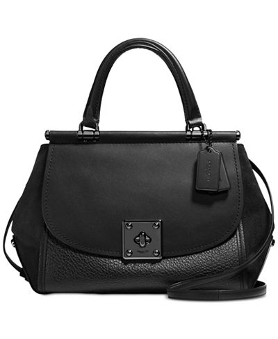 COACH Drifter in Mixed Leather - Handbags & Accessories - Macy&#39;s