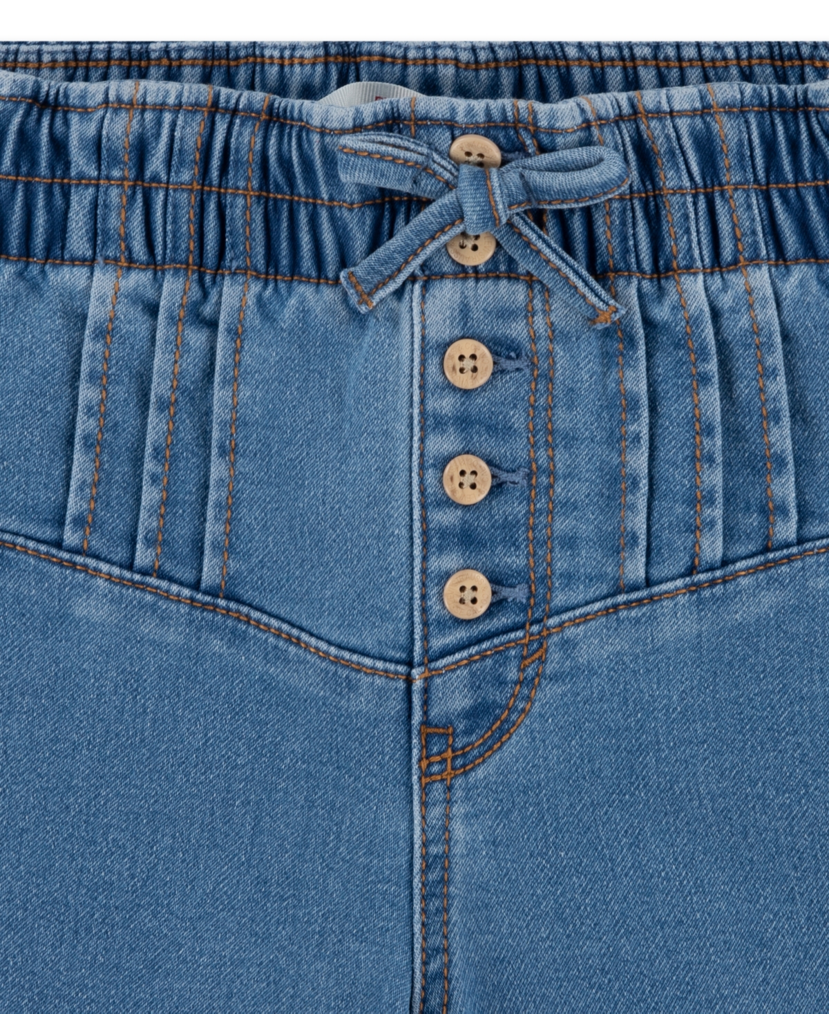 Levi's Girls 7-16 Pull On Pintuck Wide Dobby Pants
