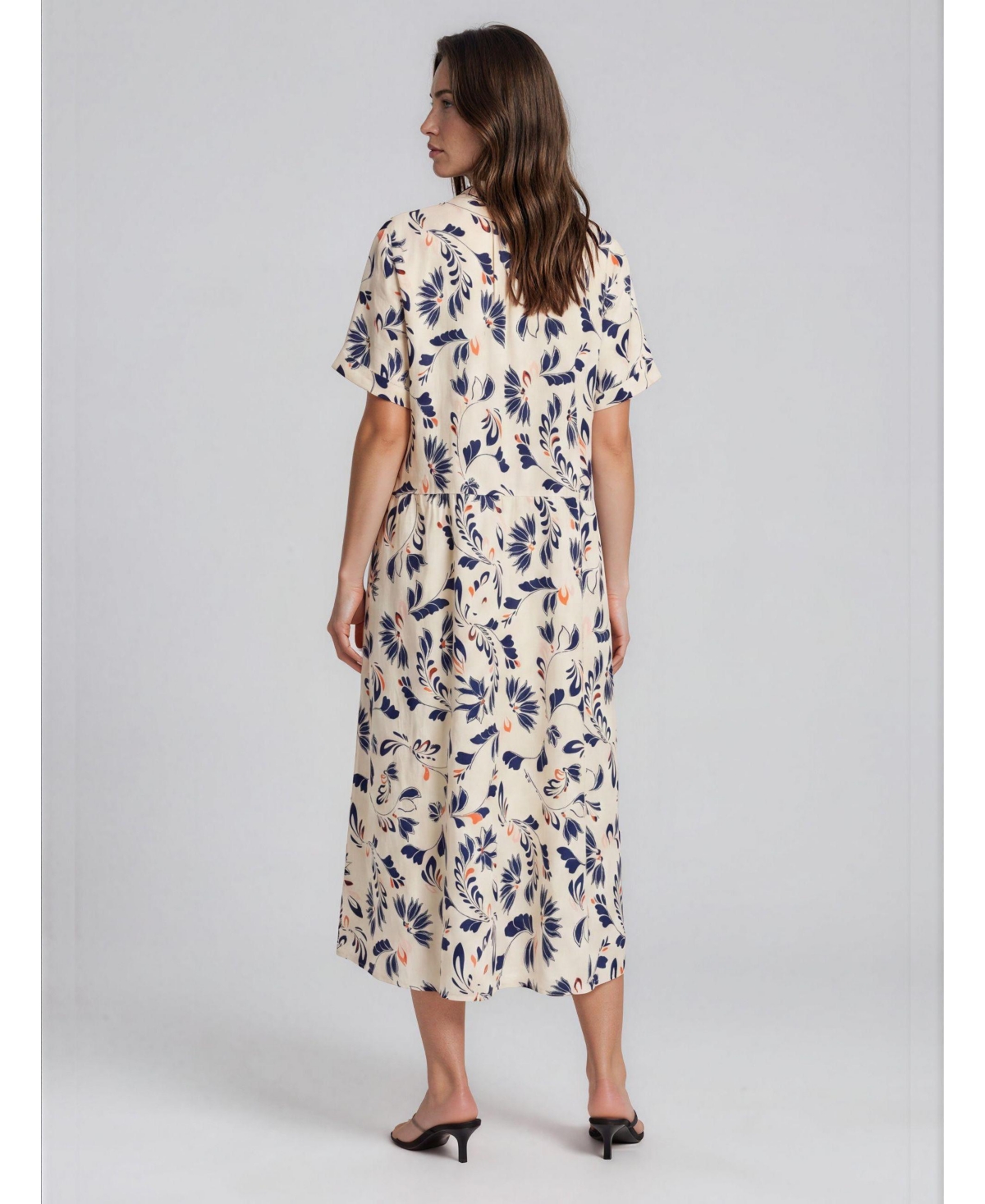 Masai Copenhagen Women's Manirevia Soft Linen Midi Dress