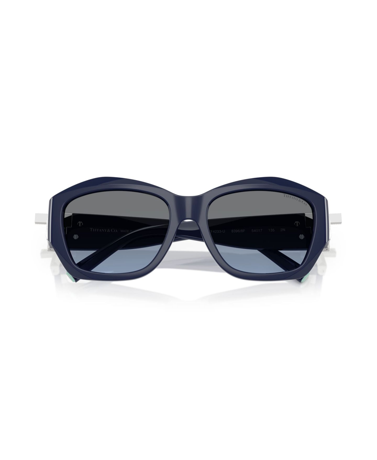 Женские солнцезащитные очки Tiffany & Co. Sunglasses, TF4233U, цвет: Тёмный синий — фото 5