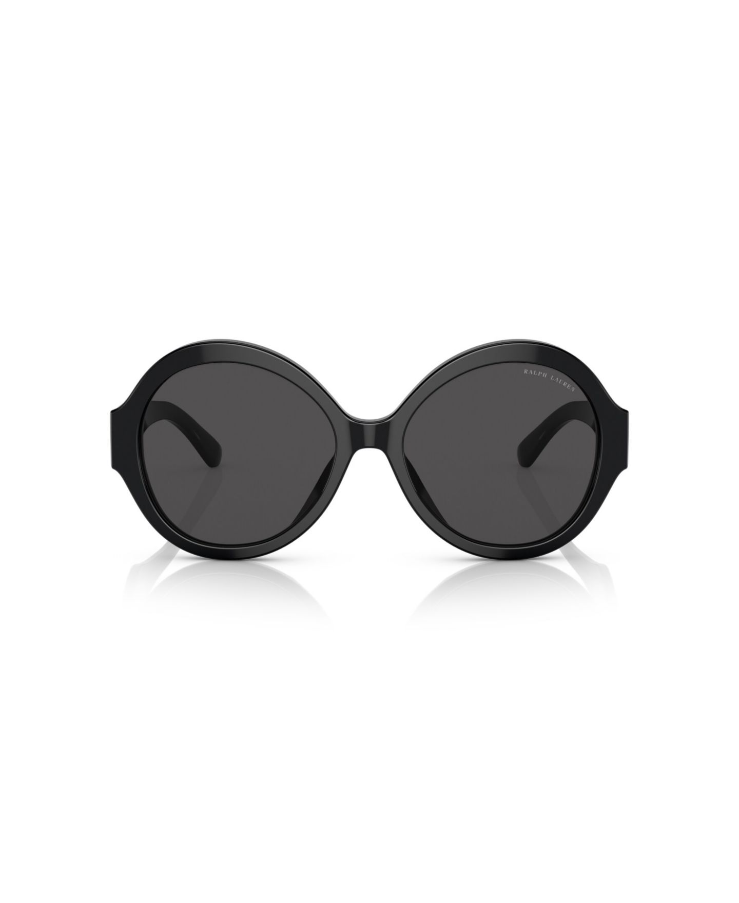 Женские солнцезащитные очки Ralph Lauren The Farrah Sunglasses, RL8207U, цвет: Блестящий чёрный — фото 2