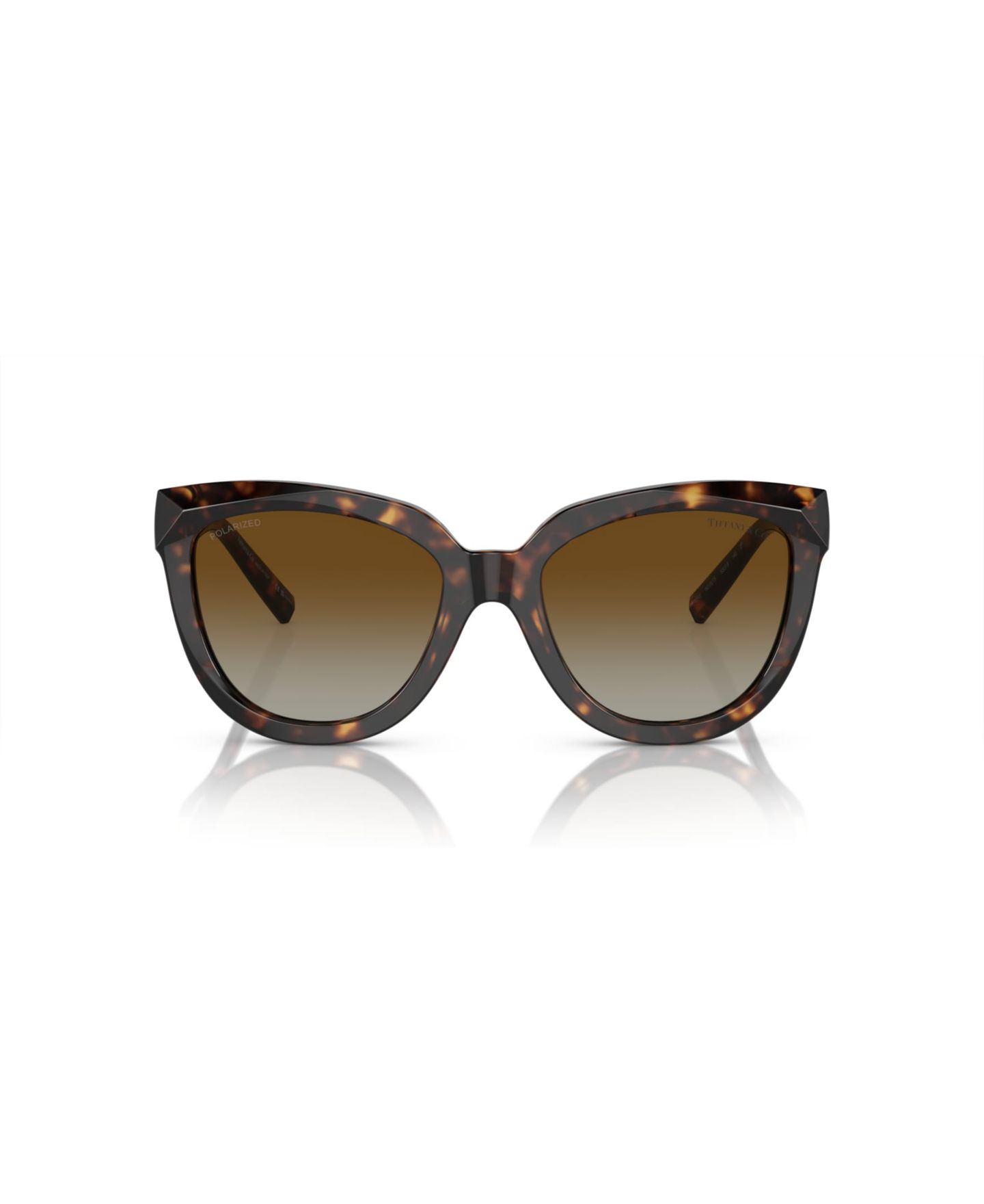 Женские солнцезащитные очки Tiffany & Co. Polarized Sunglasses, TF4215F, цвет: Гавана — фото 2