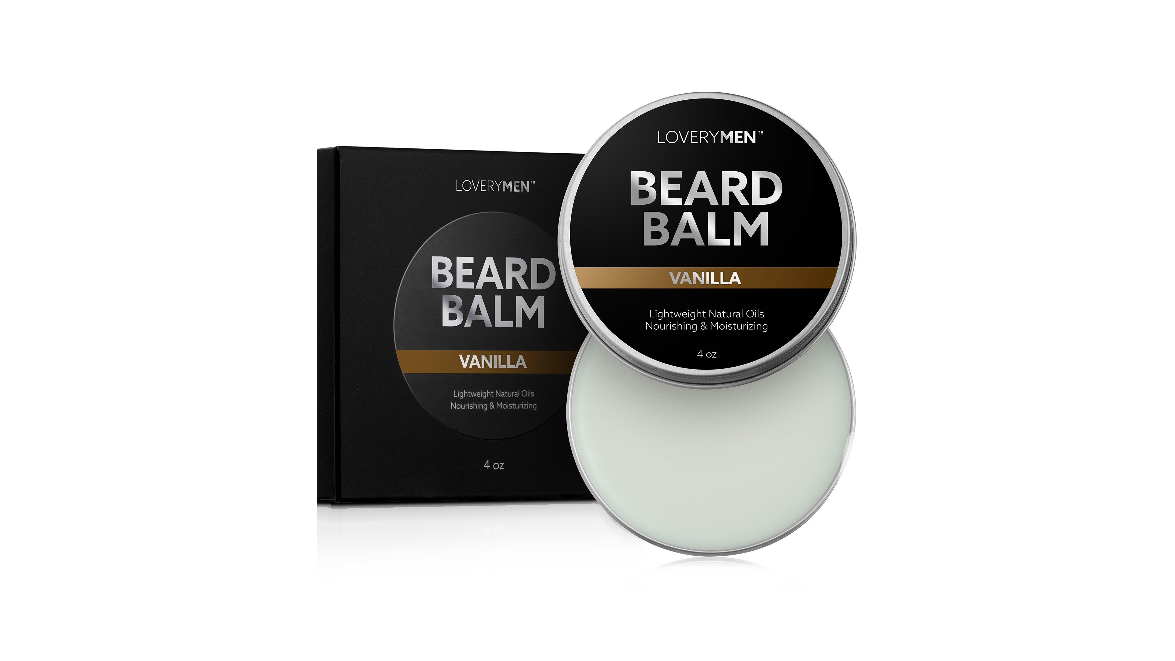 Lovery Men Vanilla Scented Beard Balm - 4 oz