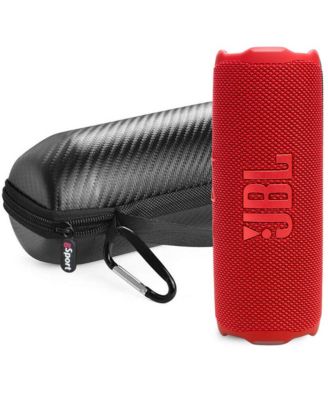 FLIP 7 Waterproof Portable Speaker Bundle with gSport Carbon Fiber Case