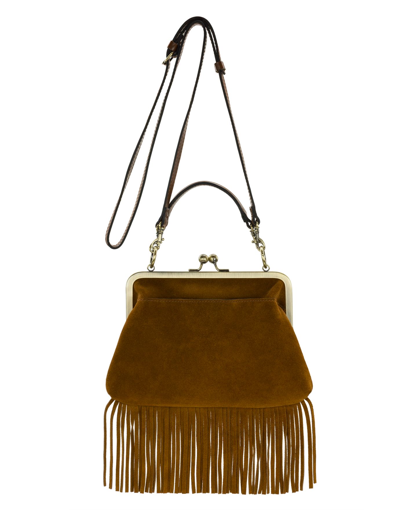 Женская сумка Patricia Nash Vione Leather Small Crossbody, цвет: Коньячный — фото 2