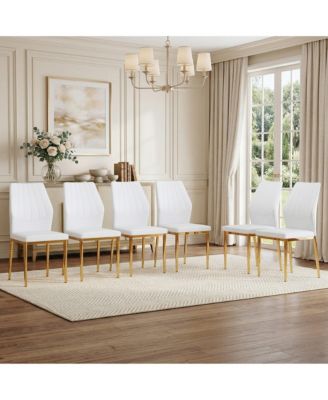 Dining Chairs - Ergonomic PU Backrest