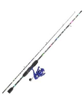 6'0" Fishing Rod Graphite Fiberglass Anti-reverse Spinning Reel