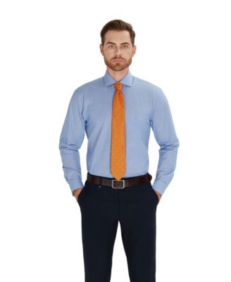 Men's Regular-Fit Bespoke Poplin Dress Shirt