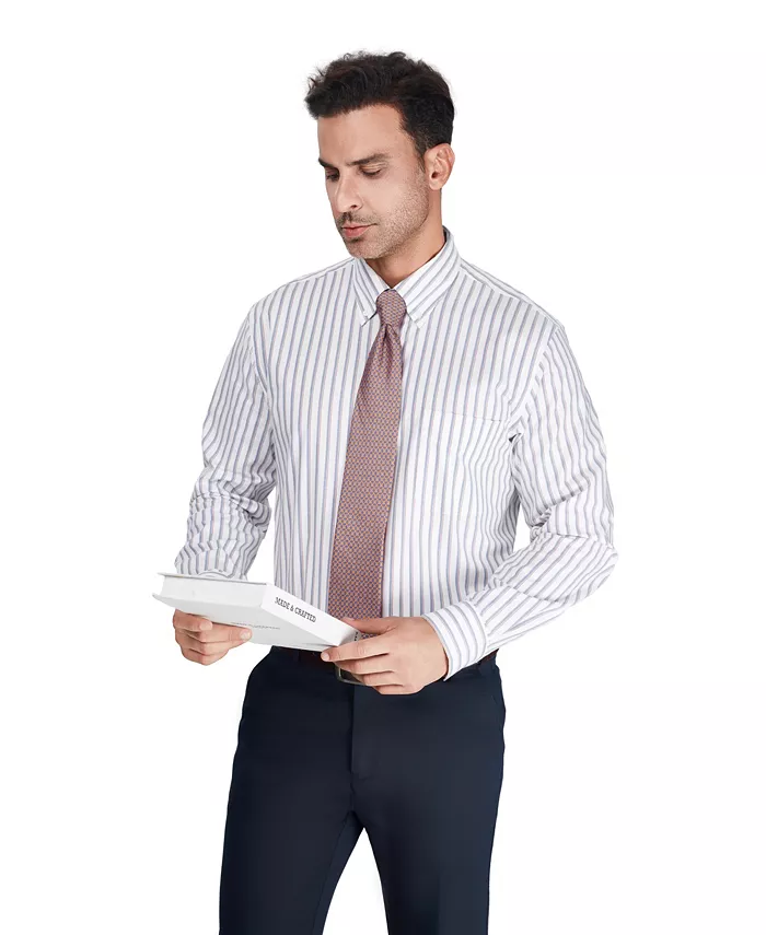 Men's Regular-Fit Harry Stripe Dress Shirt - thumbnail 3