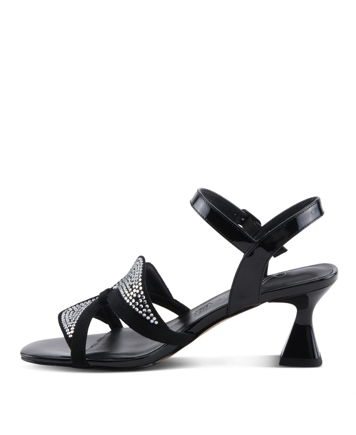 Azura Decorous Women's Ankle Strap with Suede Upper