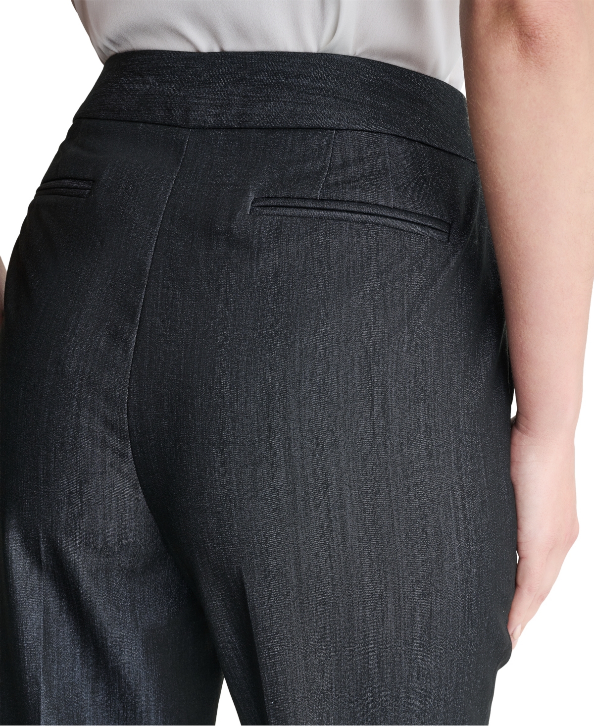 Bcbg Women's High-Rise Wide-Leg Full-Length Pants
