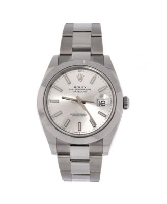 Oyster Perpetual Datejust Automatic Watch in Stainless Steel 41mm
