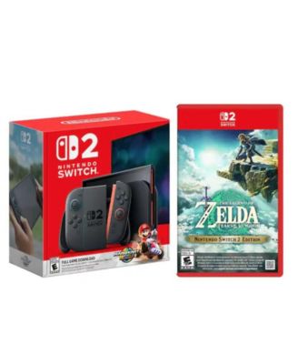 Switch 2 256GB Mario Kart World & Zelda Tears of the Kingdom Bundle Console